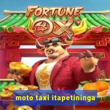 moto taxi itapetininga